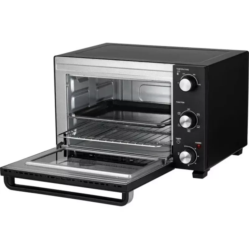 Elektrischer Tischbackofen MPM MPE-17/T – 48 L, 1800 W, Umluft, Thermostat, Drehspieß