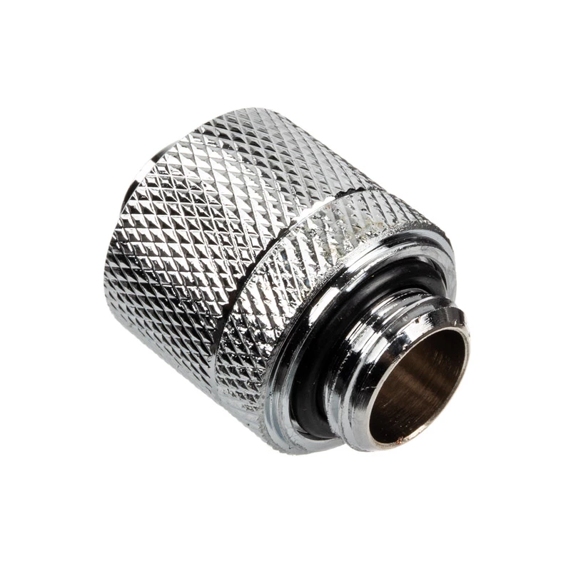 Alphacool HF Anschluss gerade G1/4 Zoll AG auf 13/10 mm - chrom silber