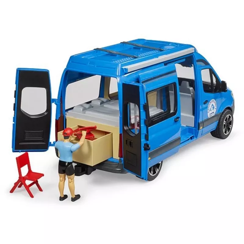 BRUDER Camper MB Sprinter 02684 mit Fahrer – Modellfahrzeug im Maßstab