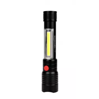 Esperanza Apate Schwarze Hand-Taschenlampe LED
