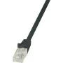Netzwerkkabel LogiLink Cat.6 U/UTP RJ-45 10m Schwarz