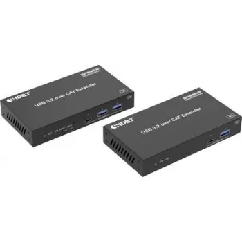 SpeaKa Professional SP-USBE-830 7+2 Port KVM-extender über PC steuerbar Schwarz (SP-13472960)