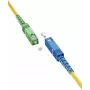Goobay 59661 Glasfaserkabel 5 m SC/APC SC/UPC FTTH OS2 Gelb (59661)