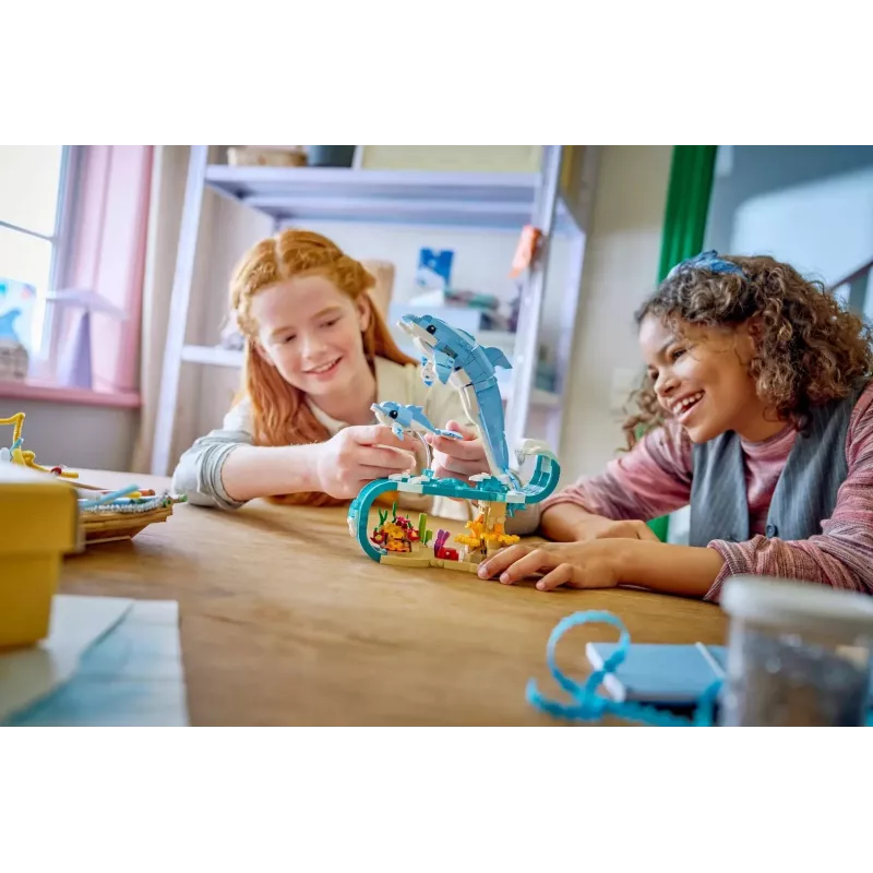 LEGO CREATOR 3 IN 1 31385 Meerestiere: Wunderschöne Delfine