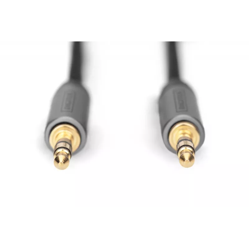 Digitus Audioverbindungskabel 3,5 mm Klinke auf 3,5 mm Klinke 1,8 m Schwarz