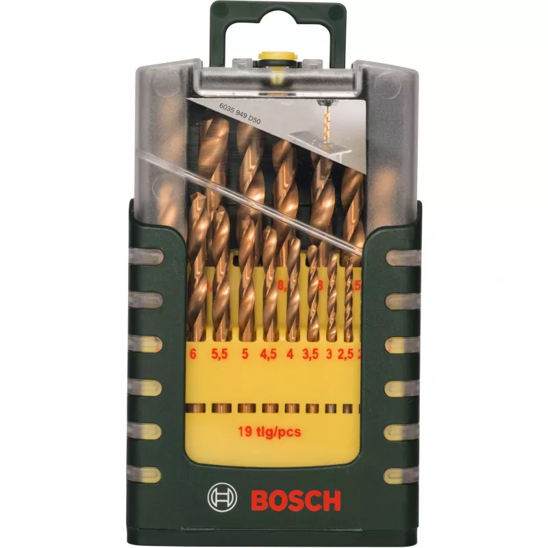 Bosch Prom 19-tlg. Metallbohrer HSS-TiN | 2607017152 Bohrerset 19 Stück