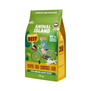 ANIMAL ISLAND Brilliant beef - Trockenfutter für Hunde - 12 kg