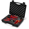 Crimpzangenset Knipex 97 91 04 V01 Grau Orange Rot 5 Stück