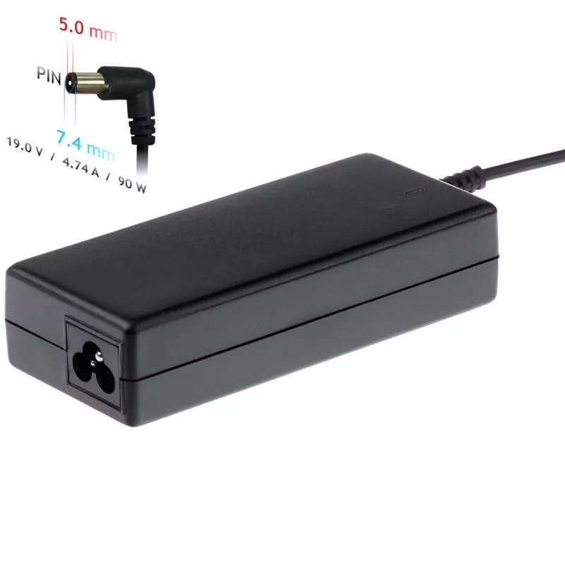 Netzteil/Inverter Akyga AK-ND-04 für Laptops, für den Innenbereich 90 W, Eingang 100–250 V, schwarz