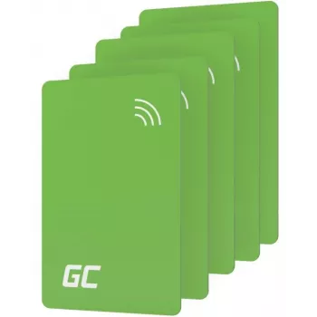 NFC-Zugangskarten-Set (5 Stk.) für Grün Cell HabuDen EVGCAKNFC5 Ladestation für Elektrofahrzeuge