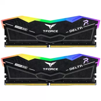 DIMM 32 GB DDR5-6400 (2x 16 GB) Dual-Kit, Arbeitsspeicher schwarz, FF3D532G6400HC32ADC01, Delta RGB, INTEL XMP, AMD EXPO