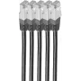 shiverpeaks BS75711-H0.5S-SET5 Netzwerkkabel Schwarz 0,5 m Cat6 S/FTP (S-STP) (BS75711-H0.5S-SET5)