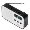 Tragbares Digitalradio Adler AD 1907 — UKW/MW, digitaler Tuner, Wecker, USB-C, 600 mAh Akku, LCD, 20 Senderspeicher, Teleskopantenne