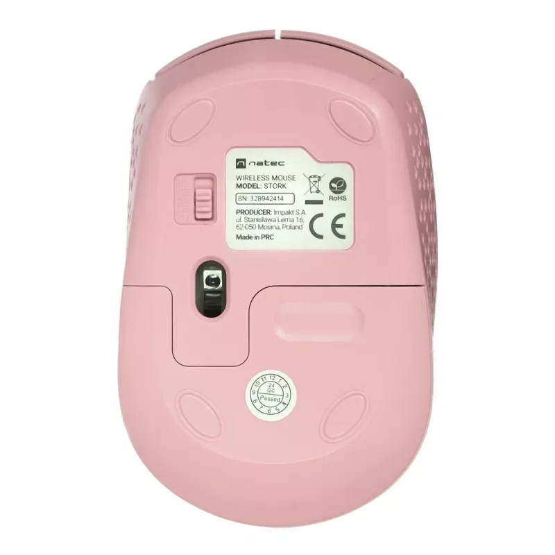 NATEC STORK Maus Home Beidhändig RF Wireless + USB Typ-A Optisch 1600 DPI