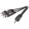 Speaka Professional SP-7869876 Verbindungszubehör Schwarz