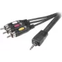Speaka Professional SP-7869876 Verbindungszubehör Schwarz