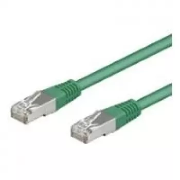 Wentronic Goobay CAT 5e Patchkabel, F/UTP, Grün, 10 m - CCA Kupfer-Mix (50185)