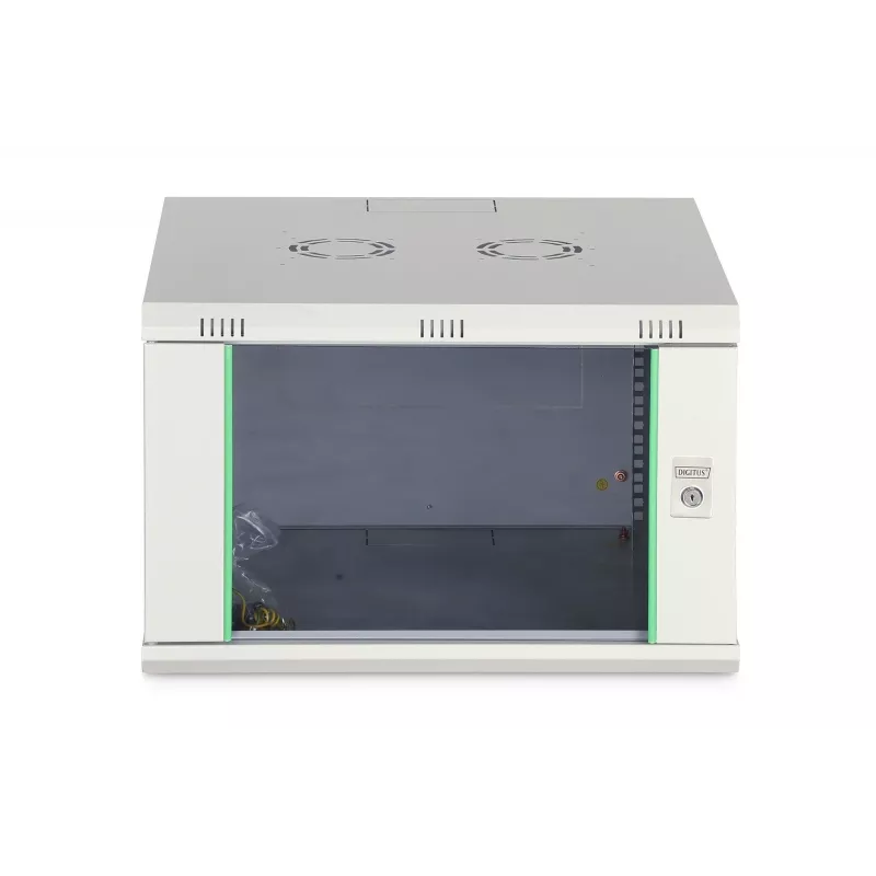 Wandmontiertes Rack-Gehäuse DIGITUS Dynamic‑N 7U 19 Zoll 600x600 mm, unmontiert, IP20, Schlüsselschloss