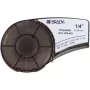 Etikettenband Brady M21-250-423, Thermotransfer-Polyester, schwarz auf weiß, 6,35 mm x 6,4 m
