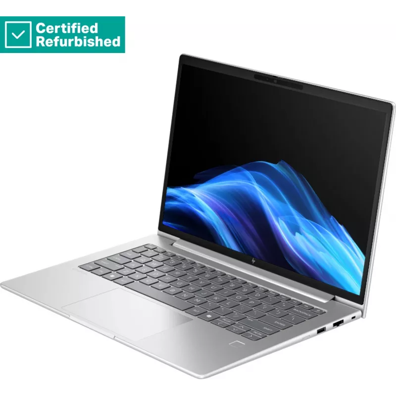 RENEW SILVER HP EliteBook 6 G1i 14 - Ultra 7-255U, 16GB, 512GB SSD, 14 WUXGA 300-nit AG, 5MP IR cam, FPR, US backlit Tastatur, 56Wh, Win 11 Pro, 1 years