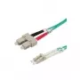 Value 21.99.8711 Glasfaserverbindungskabel (1x LC-Stecker - 1x SC-Stecker) 50/125 1,00 m Türkis