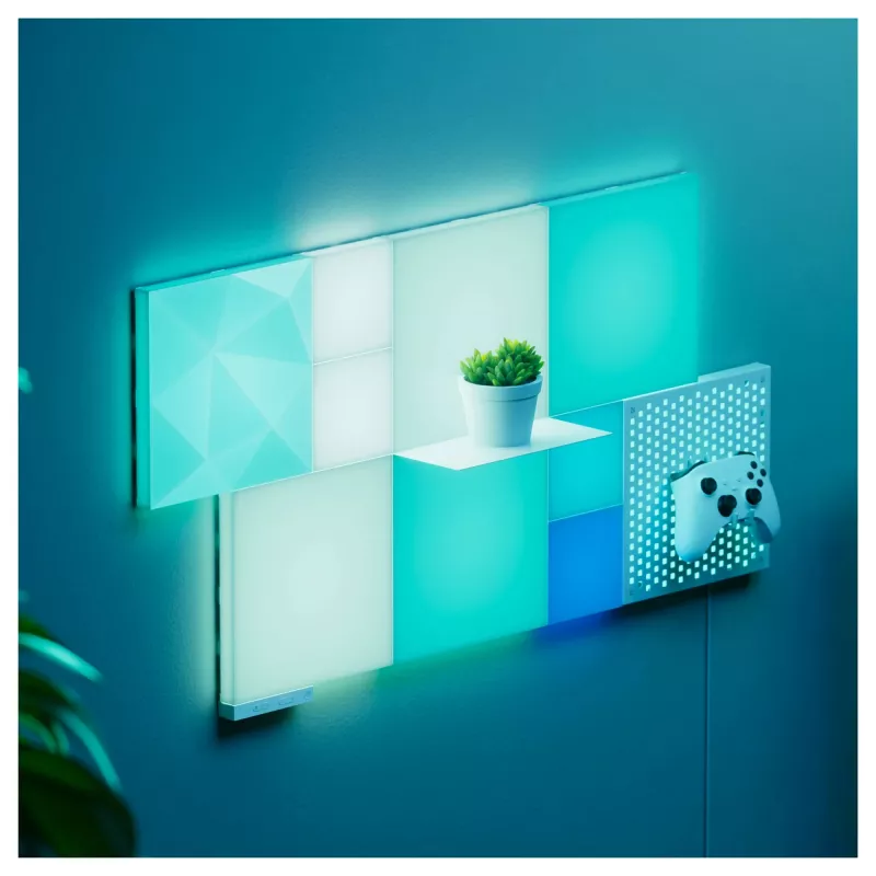 LED-Panel Nanoleaf N8100E00-2TBS — Quadratisch RGB, DC-betrieben, 2er-Pack