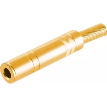 Kabelverbinder ShiverPeaks BS50800-G 6,3 mm Gold Buchse