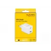 Ladegerät DeLOCK USB GaN Ladegerät USB Type-C PD 3.0 und USB Type-A 48 W
