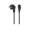 Gembird PC-186 Netzkabel Schwarz 1,8 m CEE7/4 C14 Kupplung
