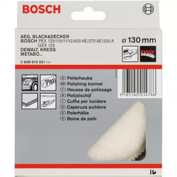 Lammfell-Scheiben Bosch 2608610001 Durchmesser 13 cm Grau
