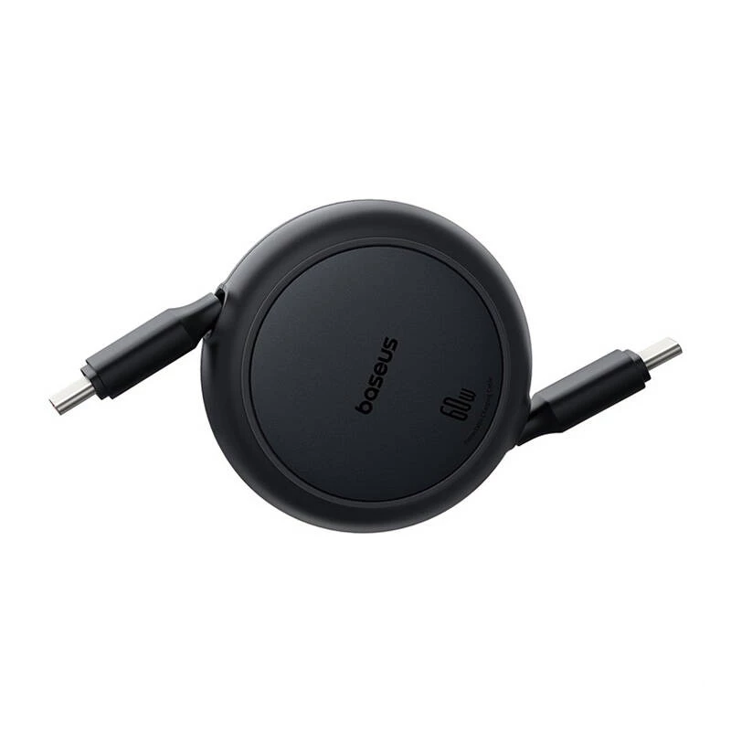Baseus Free2Pull Mini USB-C auf USB-C USB-Kabel, 60 W, 1 m, (schwarz)