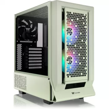Ceres 350 MX, Tower-Gehäuse Hellgrün, gehärtetes Glas x 2