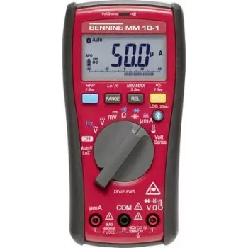 Benning MM 10-1 Hand-Multimeter digital Data Logger CAT IV 600 V Display (Counts): 6000 (044687)