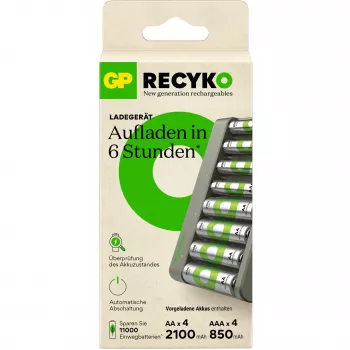 Batterieladegerät GP E821 für NiMH AA- und AAA-Akkus, Modell E821