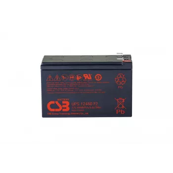 CSB Battery Akku 12V, 9Ah, AGM | UPS12460F2 | 460 W