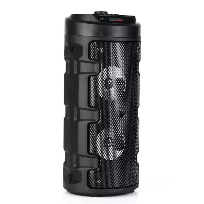 Media-tech Partybox Keg Bt - Kompakter Bluetooth Stereo-Lautsprecher mit FM-Radio, MP3-Player MT3165