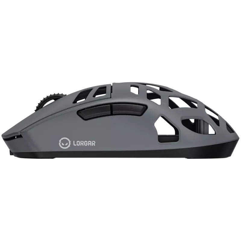 LORGAR MSE90W, Magnesium Alloy Wireless Gaming Maus Elite, Dark Grau