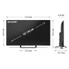 Sharp 32HF3865E 32 Zoll Smart TV mit Google TV