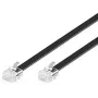 Telefonkabel Microconnect MPK110B RJ12 RJ12 10 m Transparent