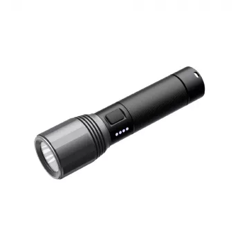 Handheld flashlight Nextool T10 — 2000 lm, 220 m beam, USB‑C, IPX7, Aluminiumgehäuse, 152 mm