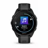 Garmin Forerunner 165 Music - Schwarz - Sportuhr mit Armband - Silikon - Schiefergrau - Handgelenkumfang: 126–203 mm - Anzeige 3 cm (1.2) (010-02863-30)