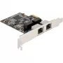 Delock PCI Express x1 Karte auf 2 x RJ45 Gigabit LAN RTL8111 (88615)