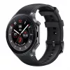 OnePlus Watch 2 - 46 mm - Smartwatch mit Armband - Fluorelastomer - Handgelenkgröße: 140-210 mm - Anzeige 3,63 cm (1,43)