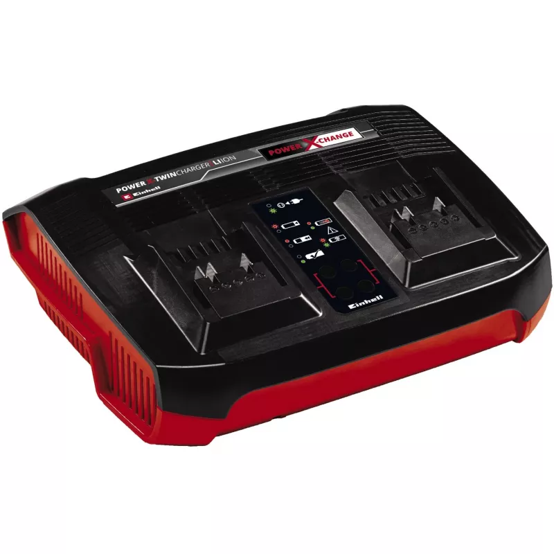 Battery Charger Kit Einhell 2x 4.0Ah Twincharger AC LED