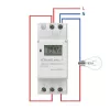 DIN-Schienen elektronischer Zeitschalter QOLTEC 50983, batteriebetrieben, für Automatisierungsschaltungen