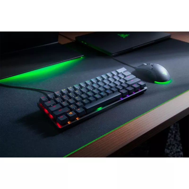 Huntsman Mini, Gaming-Tastatur schwarz, DE-Layout, Razer Linear Optical (Red)