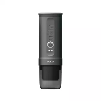 Kaffeemaschine OUTIN Outin Nano Grau — Kaffee-Eingabe als Kaffeepulver, 20 bar, 7500 mAh Akku, 670 g