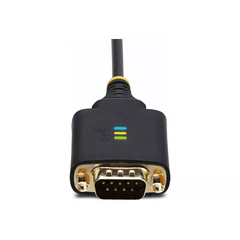 StarTech.com 13ft (4m) 2-Port USB-zu-Seriell-Adapterkabel, austauschbare DB9-Schrauben/Muttern, COM-Retention, USB-A auf DB9 RS232, FTDI, Level-4 ESD-Schutz, Windows/macOS/ChromeOS/Linux – Robuste TPE-Konstruktion