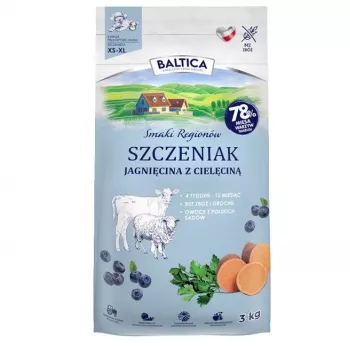BALTICA regional flavours Junior Lamm mit Kalb - Trockenhundefutter - 3 kg