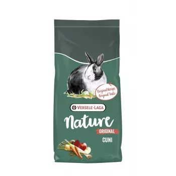 Kaninchenfutter VERSELE-LAGA Cuni Nature Original 9 kg — 14,5 % Protein, 13,5 % Rohfaser, 4 % Fett